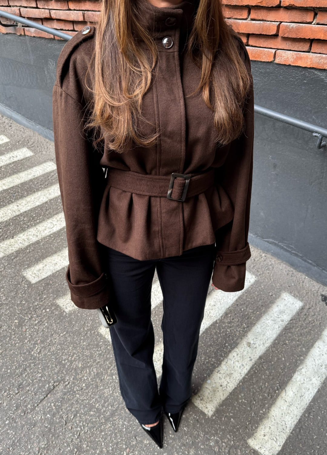 The Belted Wool Blend Coat