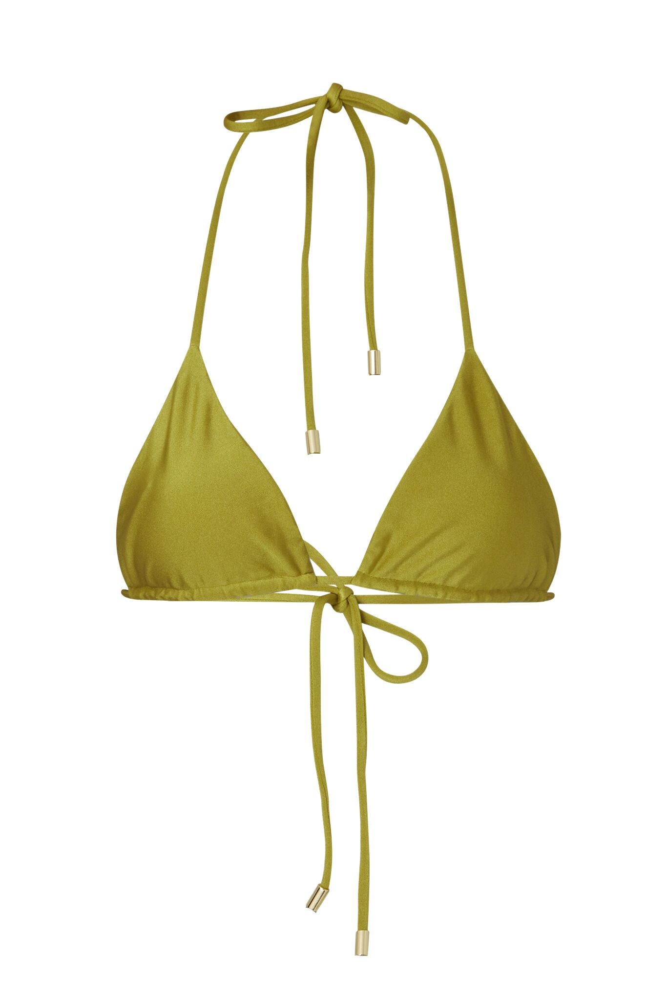 Bella Triangle Bikini Top - Lustrous Pistachio
