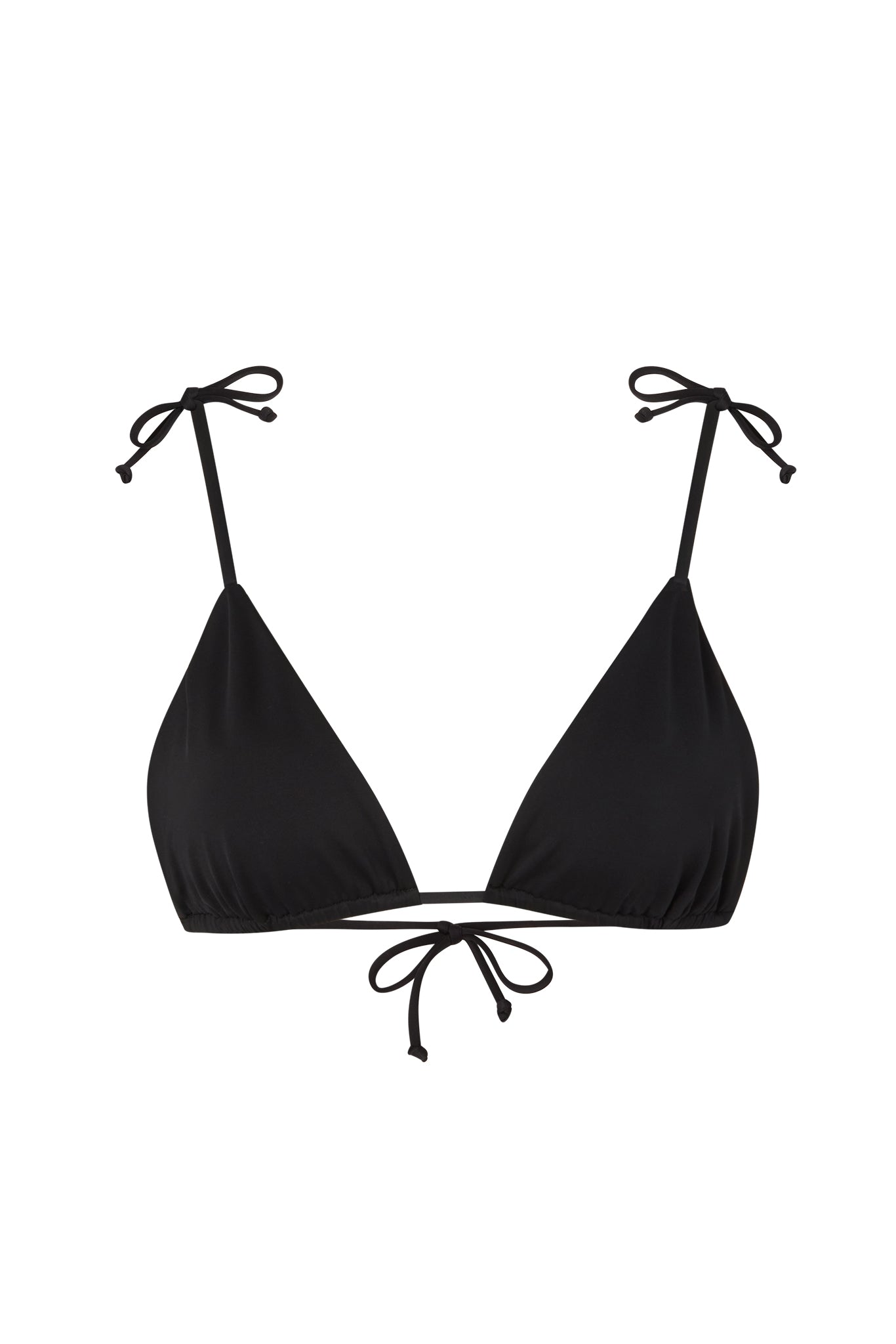 Bella Triangle Bikini Top - Nero