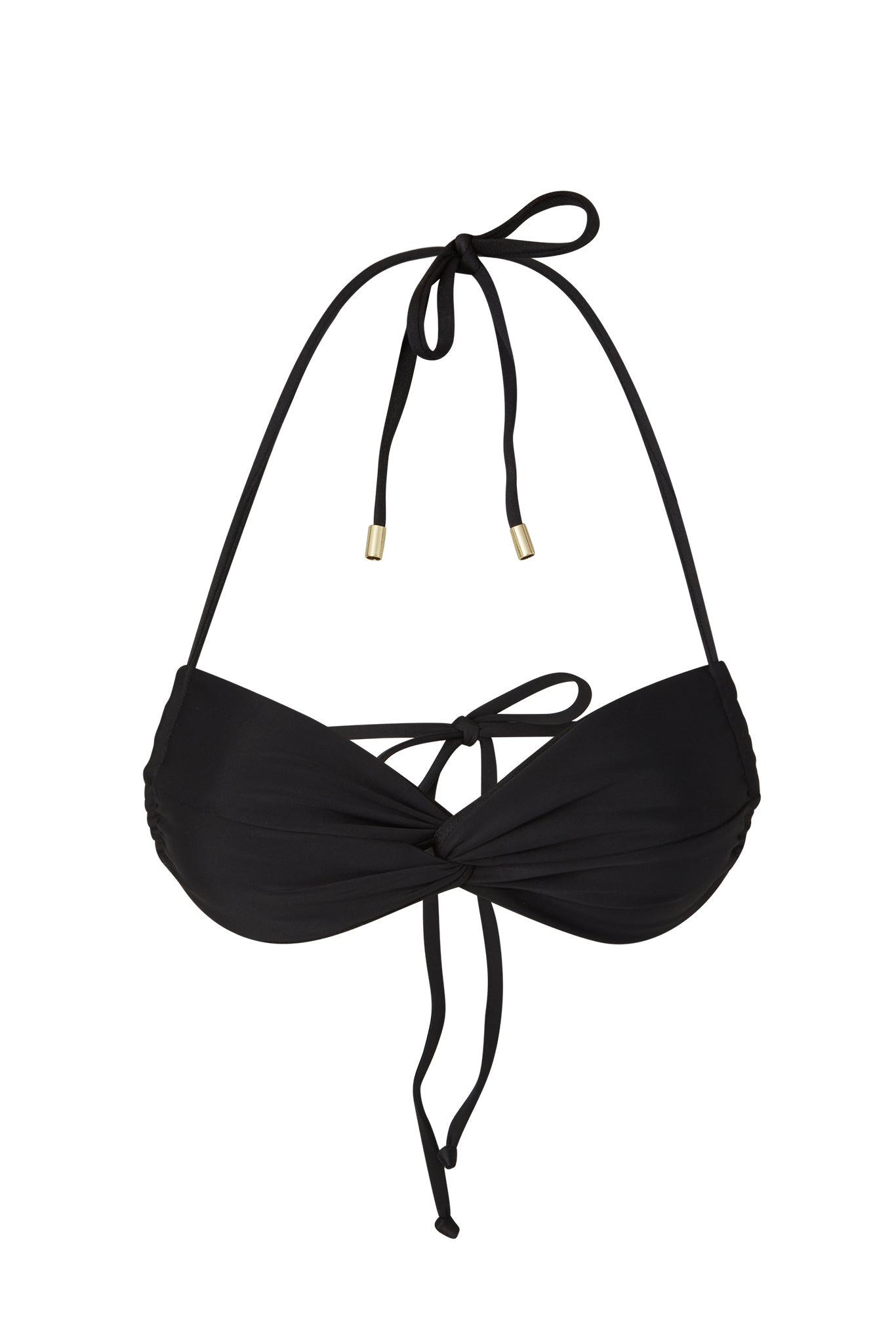 Aimee Bikini Top - Lustrous Nero